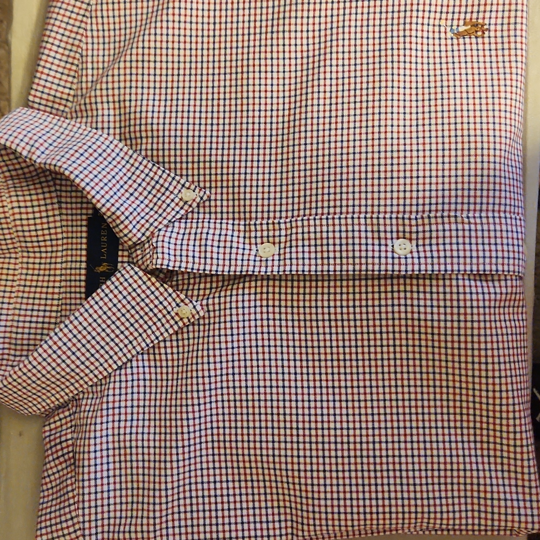 Ralph Lauren 3xlt Short Sleeve Button Down Shirt